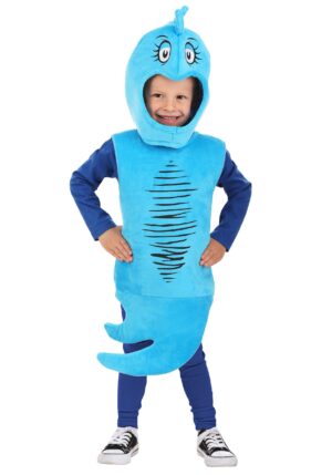 Toddler Dr. Seuss Blue Fish Costume | Dr. Seuss Costumes