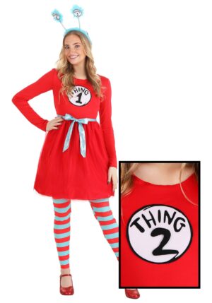 Dr. Seuss Women's Thing 1 & 2 Costume Dress | Dr. Seuss Costumes