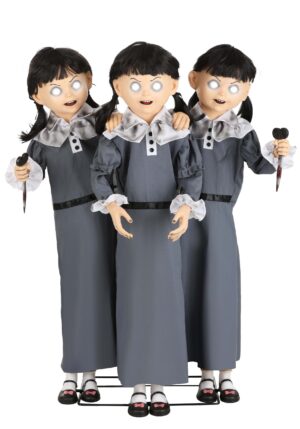 4FT Evil Triplets Animatronic Halloween Prop | Halloween Animatronics