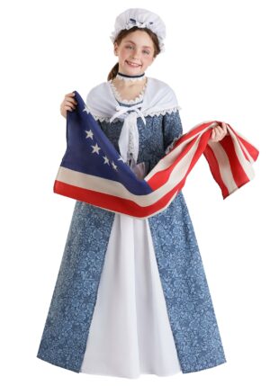 Girl's Betsy Ross Costume | Girl's Historical Costumes