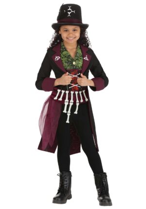 Girl's Voodoo Queen Costume | Kid's Scary Costumes