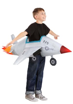 Child Ride-in Fighter Jet Costume | Ride-In Costumes