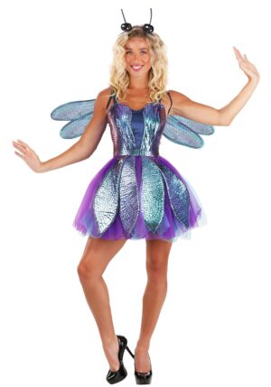 Adult Wild Wings Dragonfly Costume | Adult Bug Costumes