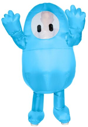 Fall Guys Child Blue Inflatable Costume | Inflatable Costumes