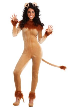 Fierce Lion Women's Costume | Adult Animal Costumes