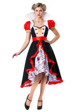 Women's Flirty Queen of Hearts Costume | Alice in Wonderland Costumes