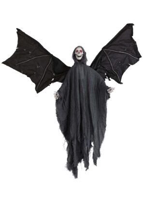 3.8FT Animated Flying Grim Reaper Prop | Skeleton Decorations