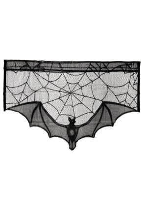38"L x 15"W Flying Bat Scarf Mantel Decoration | Halloween Home Decorations