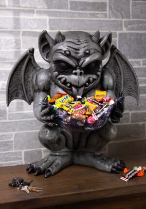 21-Inch Gargoyle Holder Candy Bowl Decoration | Candy Bowls