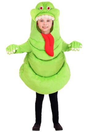 Kid's Ghostbusters Slimer Costume Tunic with Gloves | Ghostbusters Costumes