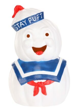 12-Inch Ghostbusters Stay Puft Light Up Pumpkin Decoration | Ghostbusters Decorations