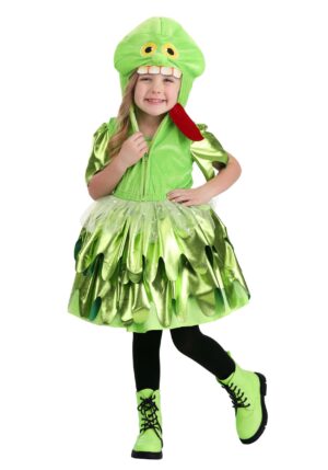 Girl's Ghostbusters Toddler Slimer Costume | Ghostbusters Costumes