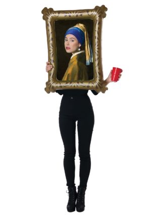 Girl with the Pearl Earring Adult Inflatable Painting Costume | Historical Costumes