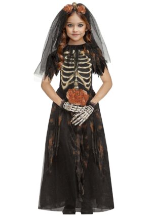 Bone Bride Girl's Costume Dress | Bride Costumes
