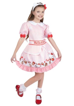 Pink Hello Kitty Girl's Costume Dress | TV Costumes