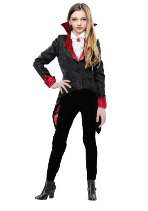 Dashing Girl's Vampiress Costume