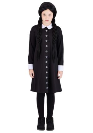 Essential Wednesday Addams Girl's Costume | Addams Family Costumes