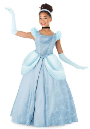 Child Disney Premium Cinderella Costume Dress | Disney Costumes