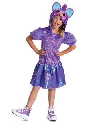 Purple Furby Girl's Costume Dress | Toy Costumes
