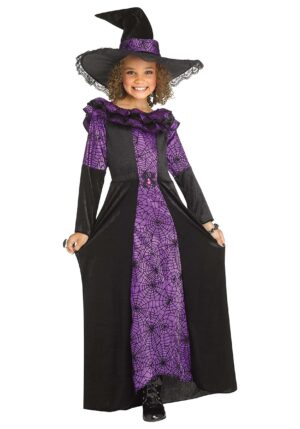 Purple Spider Witch Girl's Costume | Witch Costumes