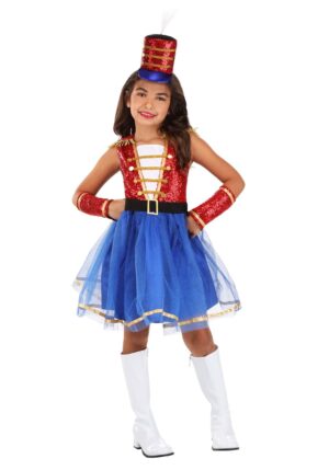 Girl's Toy Soldier Sequin Costume | Toy Costumes