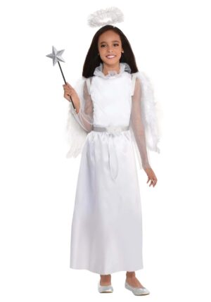 Starlight White Angel Girl's Costume | Girl's Angel Costumes