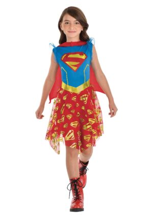 Girl's DC Comics Supergirl Toddler Costume Dress | DC Comics Costumes