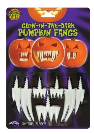 Glow in the Dark Pumpkin Fangs | Pumpkin Decorations