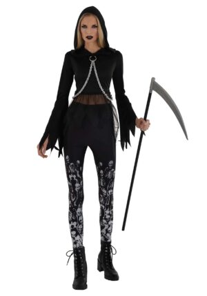Women's Goth Reaper Costume | Grim Reaper Costumes