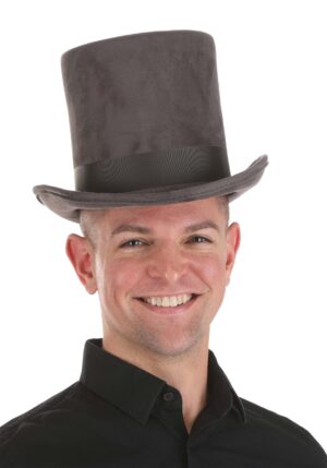 Gray Top Hat Accessory