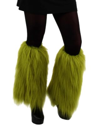 Adult Grinch Fuzzy Leg Warmers | Grinch Costume Accessories