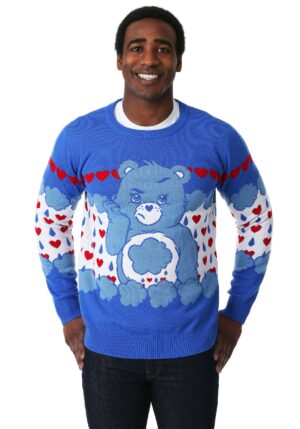 Adult Grumpy Bear Care Bears Ugly Christmas Sweater | Grump Bear Apparel
