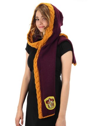 Gryffindor Knit Maroon Costume Hood | Harry Potter Apparel