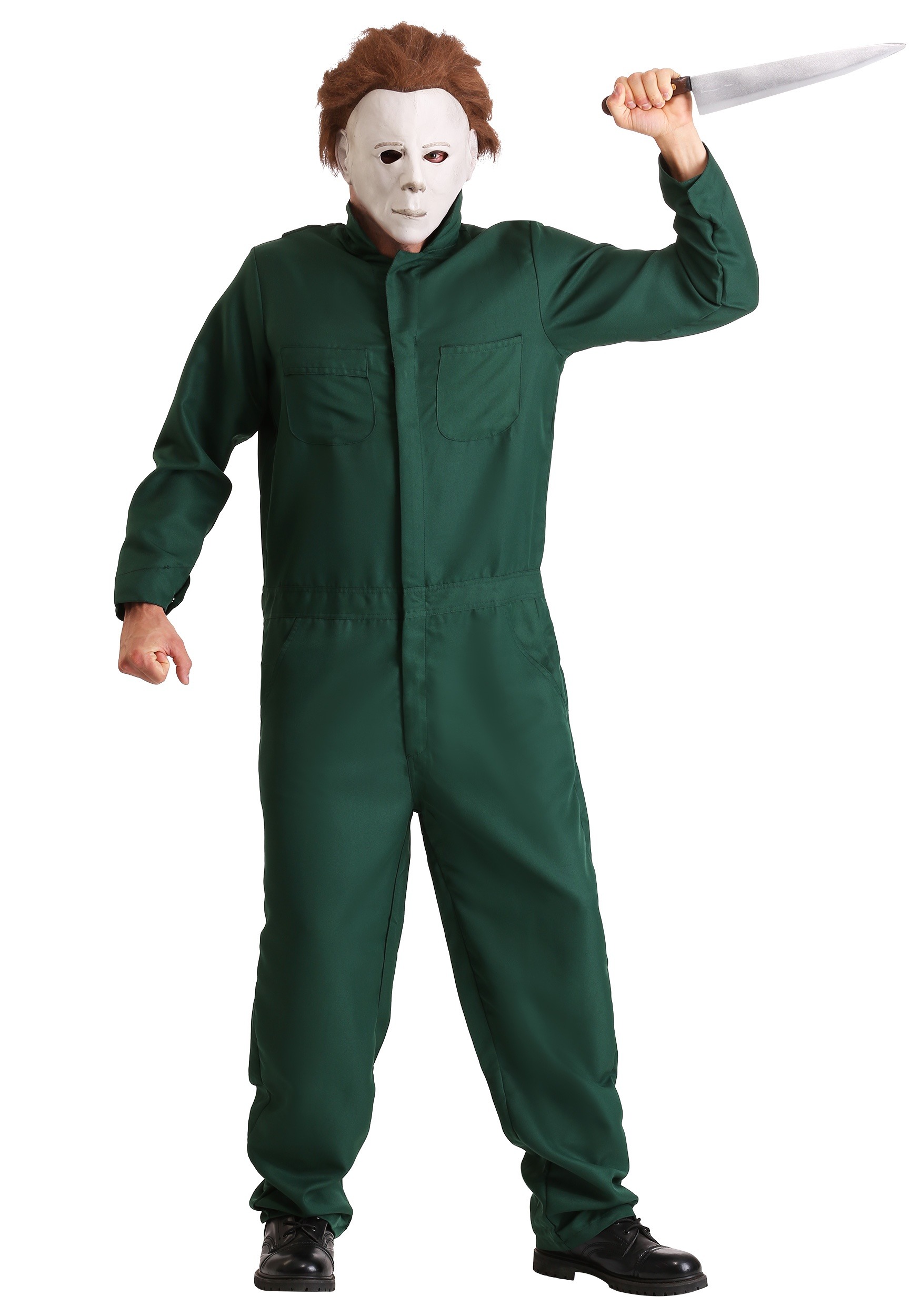Halloween II Michael Myers Coveralls for Men Costume - My First Halloween