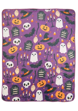 Halloween Mischief Comfy Blanket Throw | Halloween Blankets