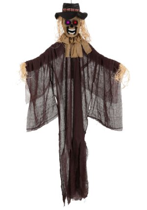 5.5FT Hanging Scarecrow with Color Changing LED Lights Decoration | Hanging Decorations