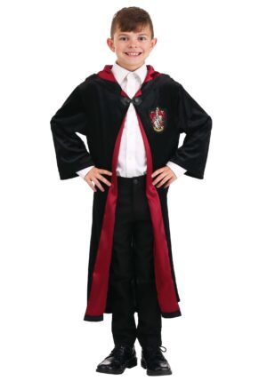Harry Potter Kid's Deluxe Gryffindor Robe Costume | Harry Potter Costumes