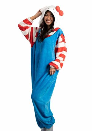 Adult Hello Kitty Cosplay Union Suit Costume | Hello Kitty Costumes