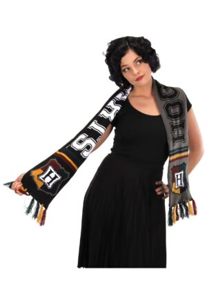 Hogwarts Reversible Winter Knit Scarf | Harry Potter Accessories