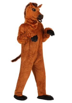 Horse Mouth Mover Adult Mascot Costume