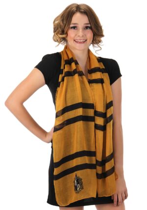 Hufflepuff Yellow Lightweight Scarf | Hufflepuff Gifts