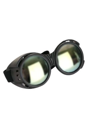 Industrial Black/Mirror Accessory Goggles | Steampunk Accessories