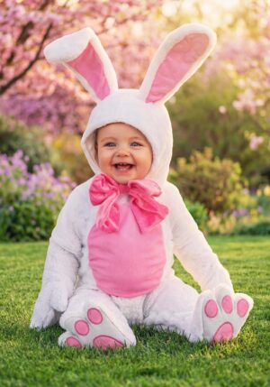 White Bunny Baby Costume
