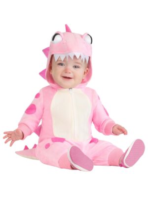 Pink Dinosaur Infant Onesie Costume | Kid's Dinosaur Costumes