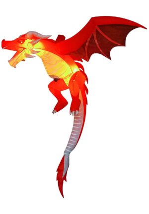 5FT Flying Inflatable Red Dragon Decoration | Halloween Inflatables
