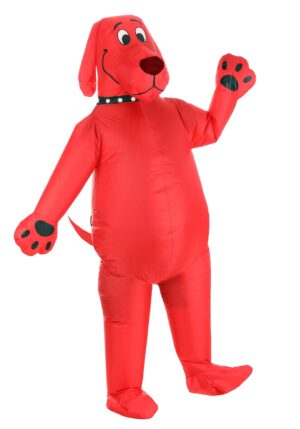 Adult Inflatable Clifford the Big Red Dog Costume | Inflatable Costumes