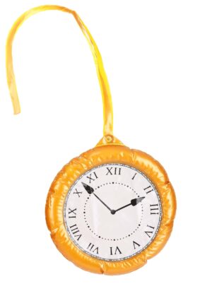 Inflatable Costume Yellow Clock Necklace | Storybook Accessories