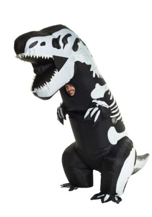Inflatable Skeleton T-Rex Costume | Inflatable Costumes