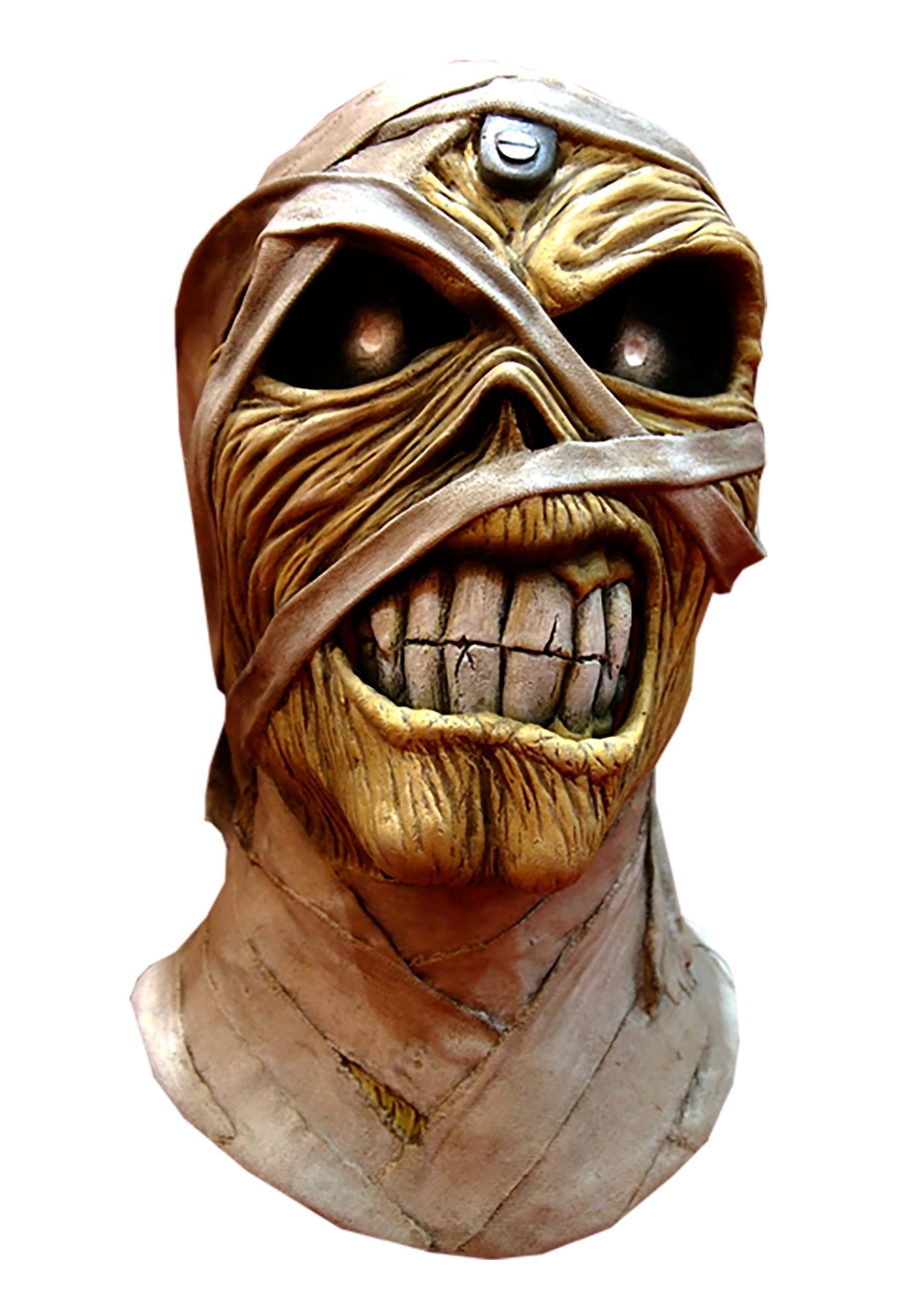 Adult Iron Maiden Powerslave Mummy Mask - My First Halloween