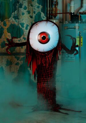 4.5FT Animatronic Ivor the All-Seeing Eyeball Monster Decoration | Halloween Animatronics